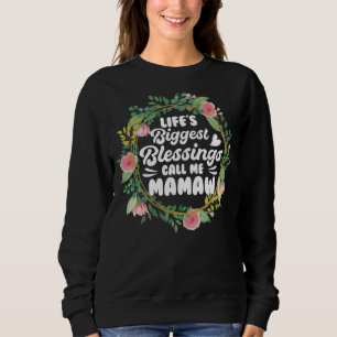 Mamaw Niedlich Großmutter Sweatshirt