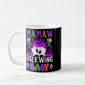 Mamaw Of The Brewing Baby Grandma To Be Halloween  Kaffeetasse (Links)