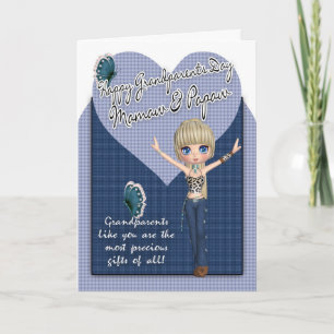 Mamaw & Papaw, Grandparents Day Card - Cute Little Karte