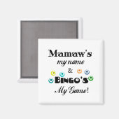 Mamaw und Bingo Magnet (Vorderseite/Rückseite)