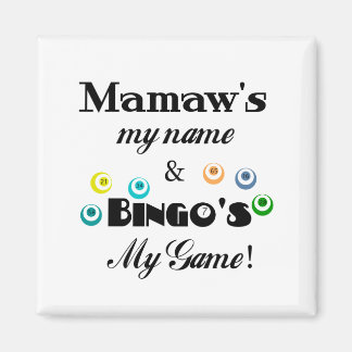 Mamaw und Bingo Magnet