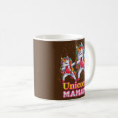 Mamaw Unicorn Dabbing Magical Family Matching Kaffeetasse (VorderseiteRechts)