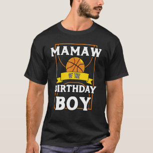 Mamaw vom Geburtstagsballer Basketball-Bday-Party T-Shirt