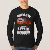 Mamaw vom kleinen Donut-Geschlecht offenbart Baby  T-Shirt (Vorderseite)