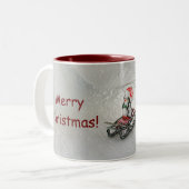 MaMaw Weihnachten - i-Liebe Sie Penguin Zweifarbige Tasse (Vorderseite Links)