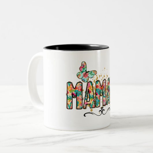 Mamaw Zweifarbige Tasse (Vorderseite Links)