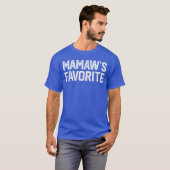 MamawS Favorite Funny Grandparent Grandchild Vinta T-Shirt (Vorne ganz)