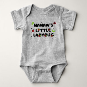 Mamaw's Little Ladybug - Niedlich Baby Strampler