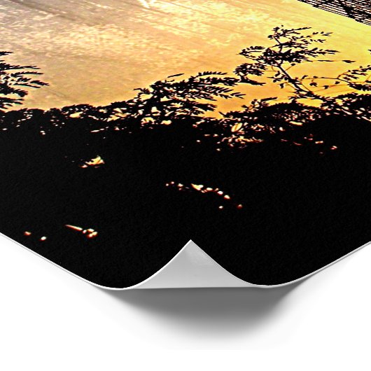 Mamba Rollercoaster World of Fun Kansas City Poster (Ecke)