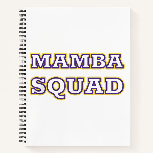 Mamba Squad funny Clothing for Snake Lover Notizblock (Vorderseite)