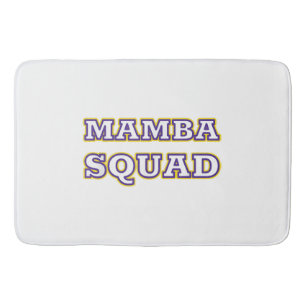 Mamba Squad lustige Kleidung für Schlangenliebhabe Badematte