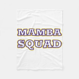 Mamba Squad lustige Kleidung für Schlangenliebhabe Fleecedecke