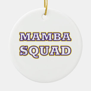 Mamba Squad lustige Kleidung für Schlangenliebhabe Keramik Ornament