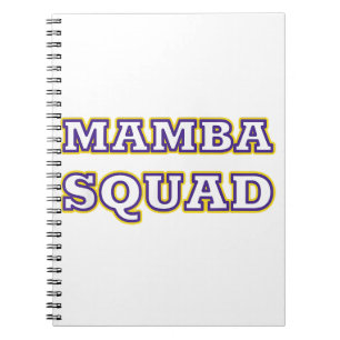 Mamba Squad lustige Kleidung für Schlangenliebhabe Notizblock