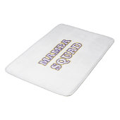 Mamba Squad lustiges Kleid für Snake Lover Badematte (Schrägansicht)