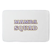 Mamba Squad lustiges Kleid für Snake Lover Badematte (Vorderseite)