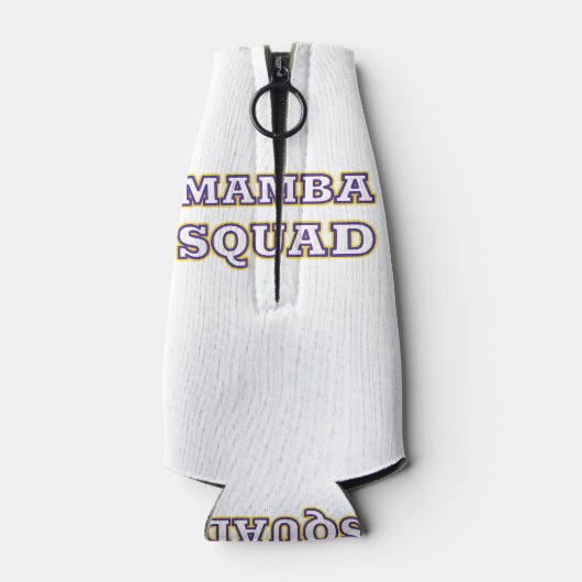 Mamba Squad lustiges Kleid für Snake Lover Flaschenkühler (Rückseite)