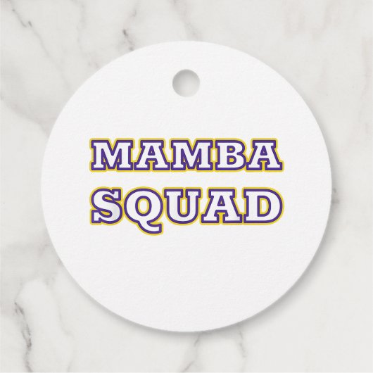 Mamba Squad lustiges Kleid für Snake Lover Geschenkanhänger (Rückseite)