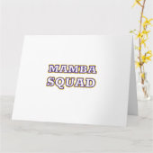 Mamba Squad lustiges Kleid für Snake Lover Karte (Gelbe Blume)