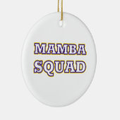 Mamba Squad lustiges Kleid für Snake Lover Keramik Ornament (Rechts)