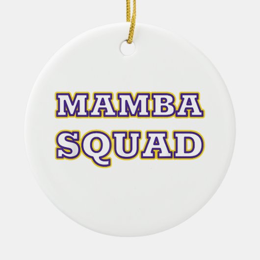 Mamba Squad lustiges Kleid für Snake Lover Keramik Ornament (Vorne)