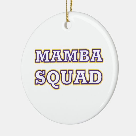 Mamba Squad lustiges Kleid für Snake Lover Keramik Ornament (Links)