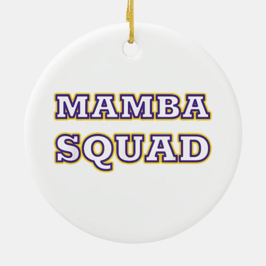 Mamba Squad lustiges Kleid für Snake Lover Keramik Ornament (Hinten)