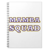 Mamba Squad lustiges Kleid für Snake Lover Notizblock (Vorderseite)