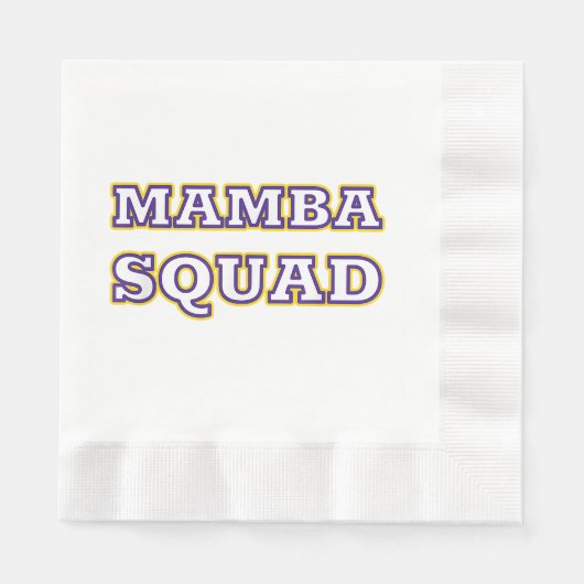 Mamba Squad lustiges Kleid für Snake Lover Serviette (Vorderseite)