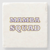 Mamba Squad lustiges Kleid für Snake Lover Steinuntersetzer (Vorderseite)