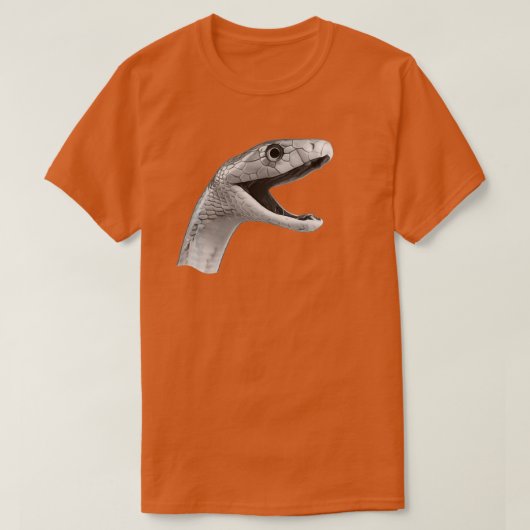 Mamba tödliche Schlange Dendroaspis polylepis T-Shirt (Design vorne)