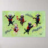 Mambo Labradors Artwork Poster (Vorne)