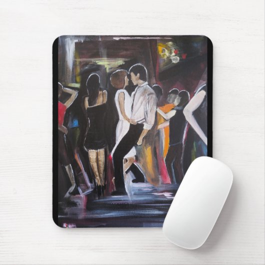 Mambo Night Gemälde von Alfred Fox Mousepad (Mit Mouse)