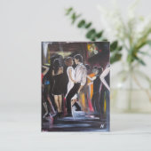 Mambo Night Gemälde von Alfred Fox Postkarte (Stehend Vorderseite)