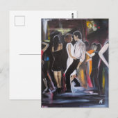 Mambo Night Gemälde von Alfred Fox Postkarte (Vorne/Hinten)