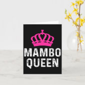 Mambo Queen - Mambo Dancer - Geschenk für Ballro Karte (Gelbe Blume)