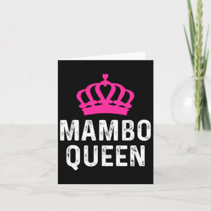 Mambo Queen - Mambo Dancer - Geschenk für Ballro Karte