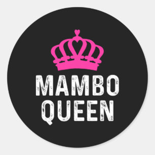 Mambo Queen - Mambo Dancer - Geschenk für Ballro Runder Aufkleber