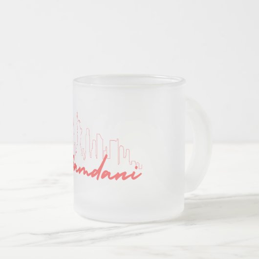 MAMDANI nyc SKYLINE Mattglastasse (VorderseiteRechts)