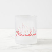 MAMDANI nyc SKYLINE Mattglastasse (Mittel)