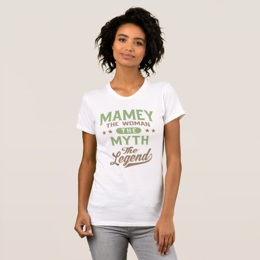 Mamey, die Frau, der Mythos, die Legende | Mutterg T-Shirt (Vorne ganz)