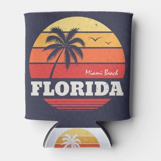 Mami Beach Florida Shirt Dosenkühler (Vorderseite)