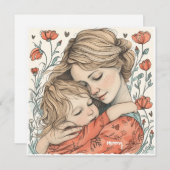 Mami: besondere Grüße Feiertagskarte (Vorne/Hinten)