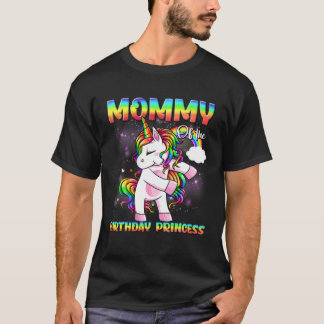 Mami der Geburtstagsprinzessin, trotzig oder blühe T-Shirt