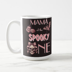 Mami des Gruseligen Pinkoween-Totenkopf & Flederma Kaffeetasse