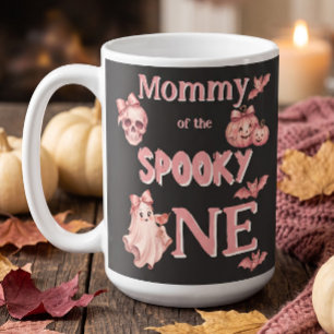 Mami des Gruseligen Retro-Pinkoween-Party Kaffeetasse