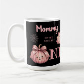 Mami des spooky One Retro Pink Geist Kaffeetasse (Links)