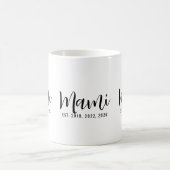 Mami Established Geschenk für neue Mütter Kaffeetasse (Mittel)