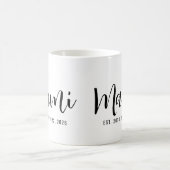 Mami Established Geschenk für neue Mütter Kaffeetasse (Mittel)