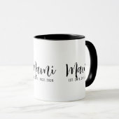 Mami Established Geschenk für neue Mütter Tasse (VorderseiteRechts)